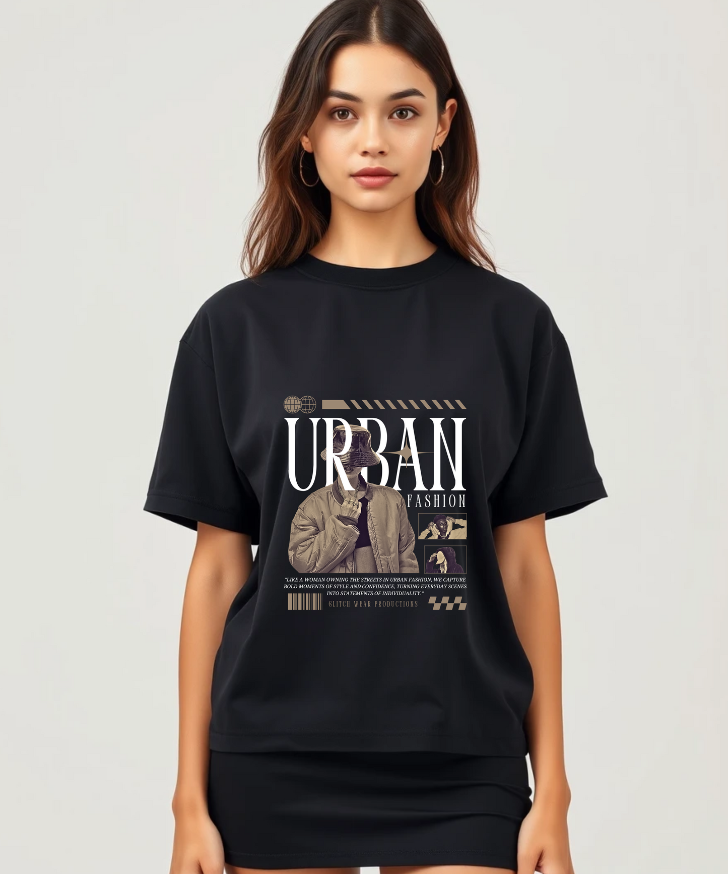 URBAN FASHION - Womens Regular T-shirt