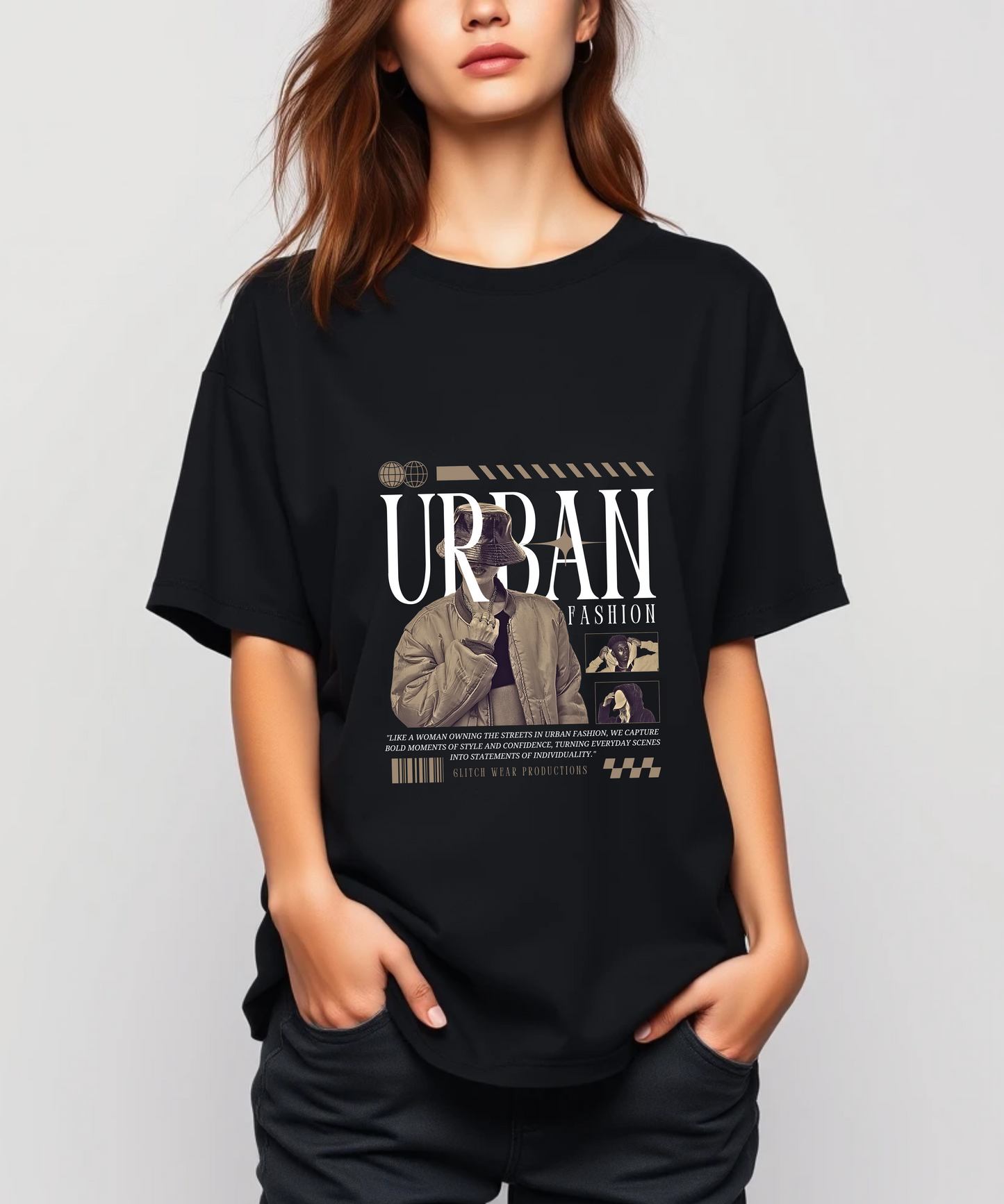 URBAN FASHION - Womens Regular T-shirt