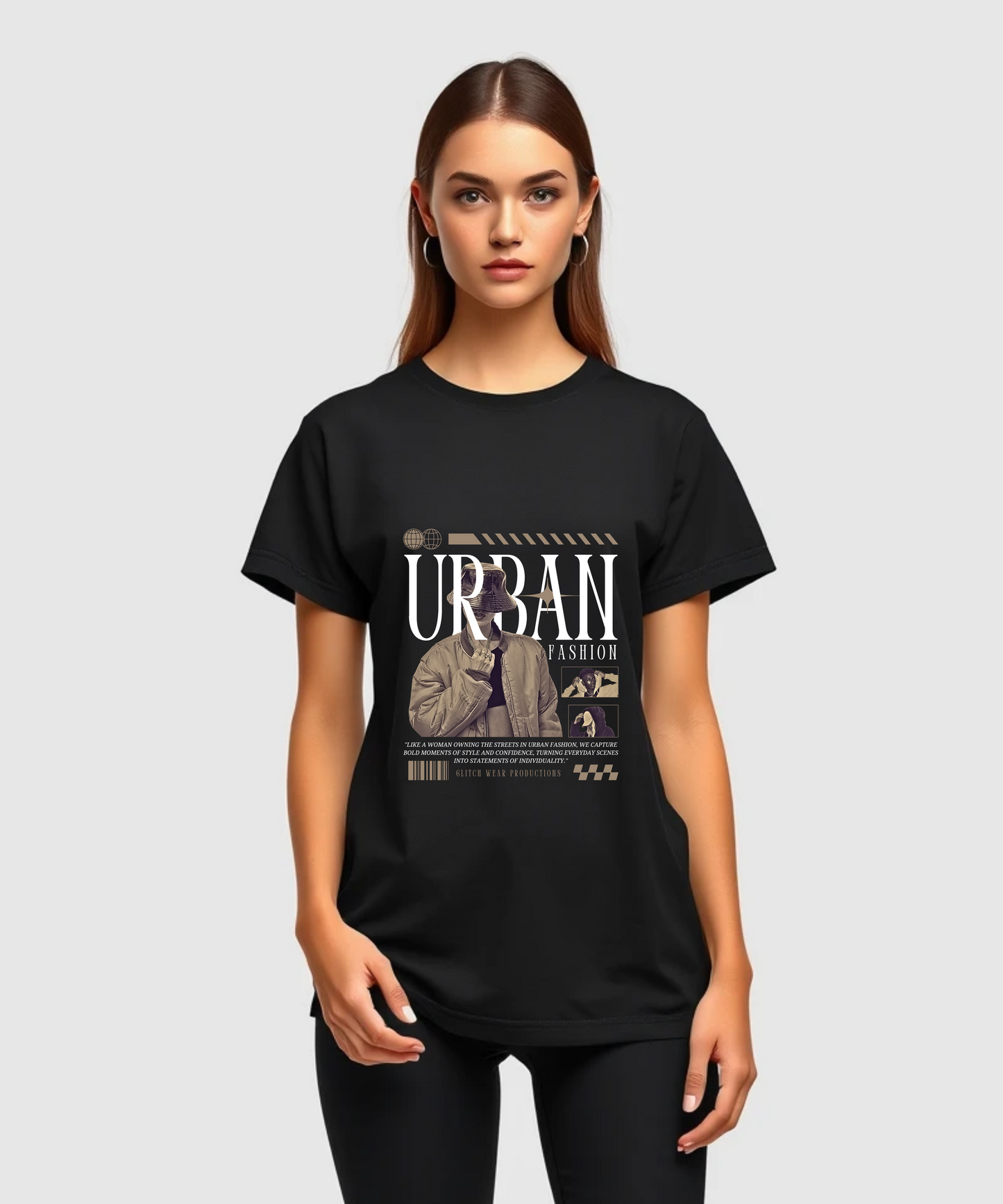 URBAN FASHION - Womens Regular T-shirt