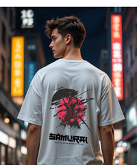 SHADOW SAMURAI - Oversized Back Print Tshirt