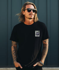 HUMAN BARCODE - Oversized Backprint Tshirt