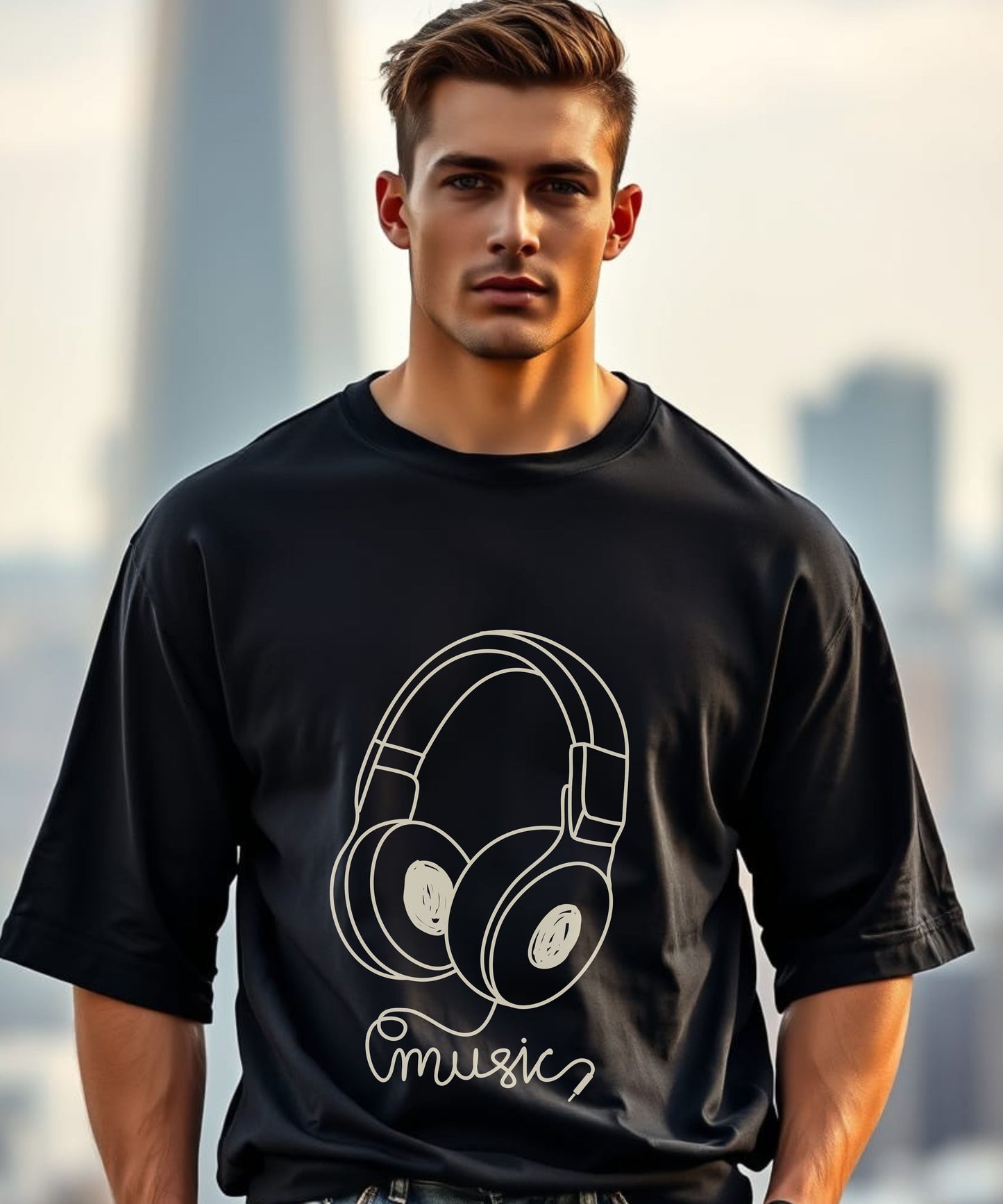 Music – Oversized Unisex T-Shirt