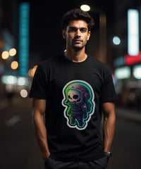 NEON SKULL ASTRO - Oversized Unisex Tshirt