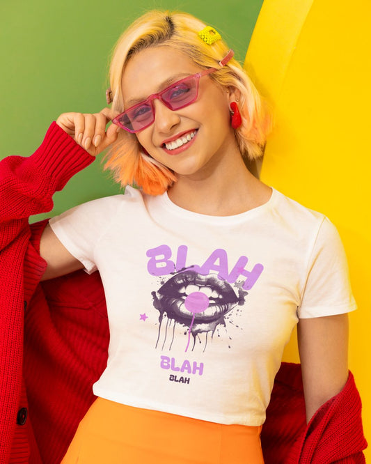BLAH - Womens Baby Tee