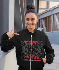 TWIN BUTTERFLIES - Women's Bomber Jacket