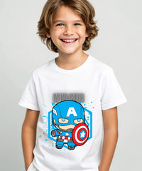 CAP'N AMERICA - Boy's Crew Neck T-Shirt