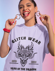 DRAGON GLITCH - Unisex Oversized Classic T-Shirt