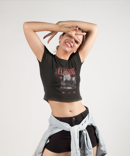 ELEGANT - Womens Crop Top