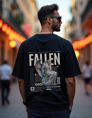 FALLEN - Oversized Backprint Tshirt