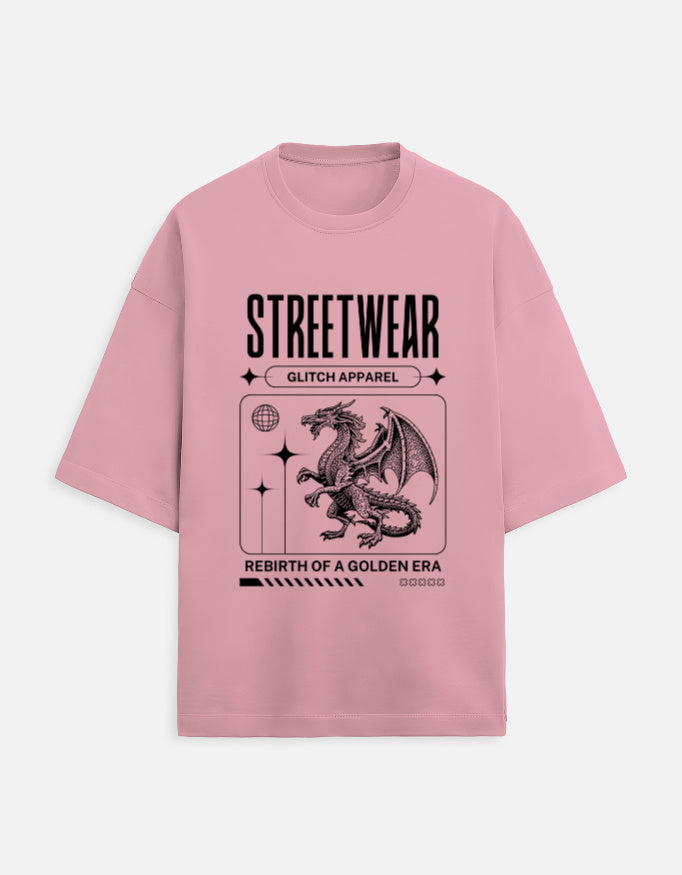 Puff Print Oversized Streetwear Tshirt