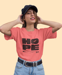 HOPE - Unisex Oversized Classic T-Shirt (Puff Print)