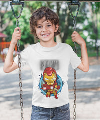 Jr.IRONMAN1 - Boy's Crew Neck T-Shirt
