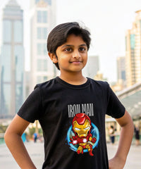 Jr.IRONMAN1 - Boy's Crew Neck T-Shirt
