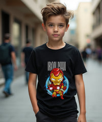 Jr.IRONMAN1 - Boy's Crew Neck T-Shirt
