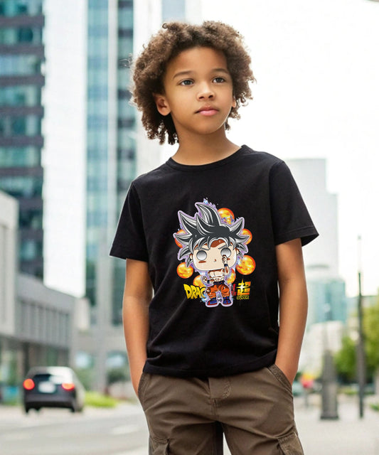 DRAG'N BALL - Boy's Crew Neck T-Shirt