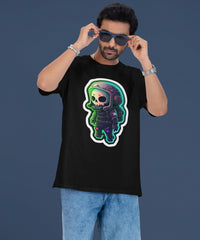 NEON SKULL ASTRO - Oversized Unisex Tshirt