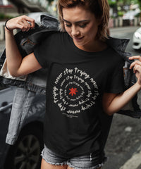 NEVER STOP TRYING - Womens Regular Tshirt