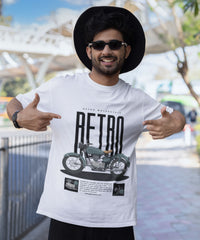 RETRO MOTORCYCLE - Oversized Standard T-shirt