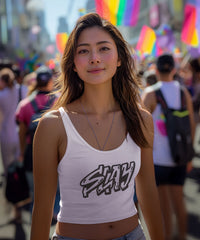 SLAY - Crop Tank (Puff Print)