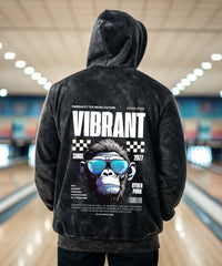 VIBRANT MONKEY | Acid Washed Oversized Hoodie