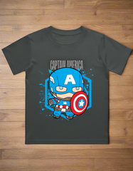 CAP'N AMERICA - Boy's Crew Neck T-Shirt