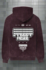 STREETWEAR SUPER - Acid Washed Oversized Hoodie