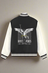 HUSTLE VIBES - Unisex Varsity Jacket