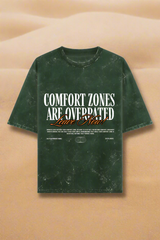 OVERRATED COMFORT - Acid Washed Oversized T-shirt