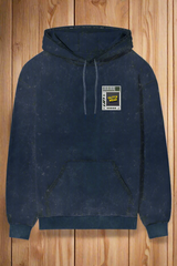 HUMAN BARCODE - Oversized Acid Washed Hoodie