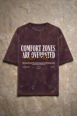 OVERRATED COMFORT - Acid Washed Oversized T-shirt