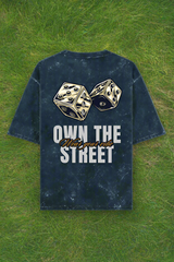 OWN THE STREET - Acid Washed Oversized T-shirt