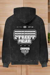 STREETWEAR SUPER - Acid Washed Oversized Hoodie