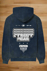 STREETWEAR SUPER - Acid Washed Oversized Hoodie