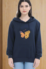 HALF WILD BLOOM - Womens Regular Hoodie