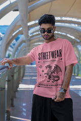 STREETWEAR - Unisex Terry Oversized Tee (Puff Print)