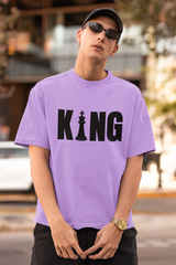 KING - Unisex Oversized Classic T-Shirt (Puff Print)