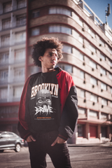 BROOKLYNN BRAVE - Oversized Unisex Streetwear Tshirt