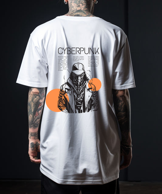 CYBERPUNK - Oversized Backprint Tshirt