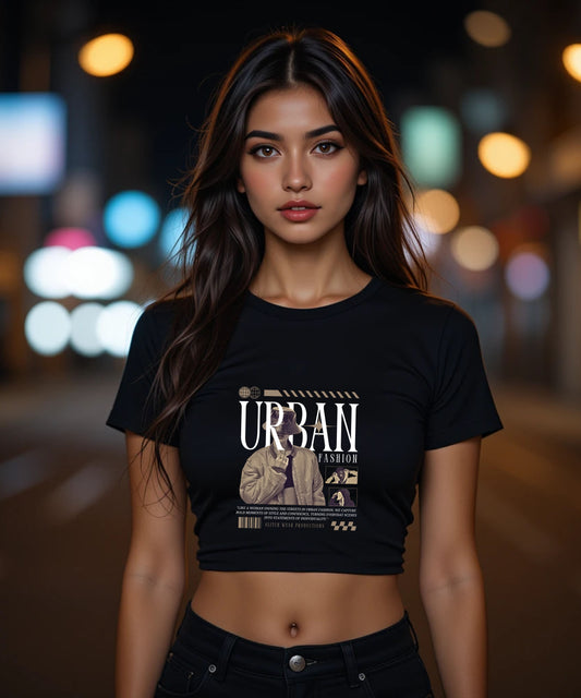 URBAN FASHION - Womens Crop Top