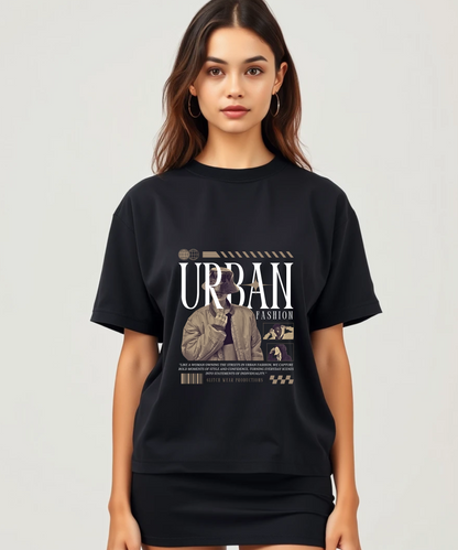 URBAN FASHION - Womens Regular T-shirt