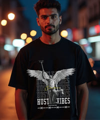HUSTLE VIBES - Oversized Streetwear Unisex Tshirt