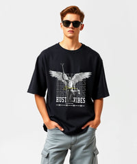 HUSTLE VIBES - Oversized Streetwear Unisex Tshirt