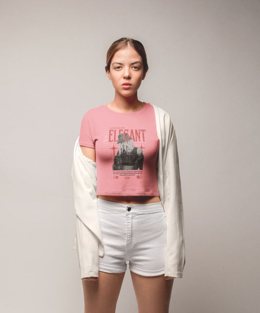 ELEGANT - Womens Crop Top