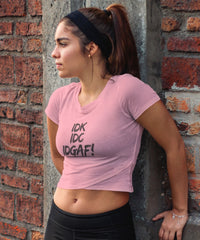 IDGAF - Womens Baby Tee