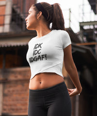 IDGAF - Womens Baby Tee