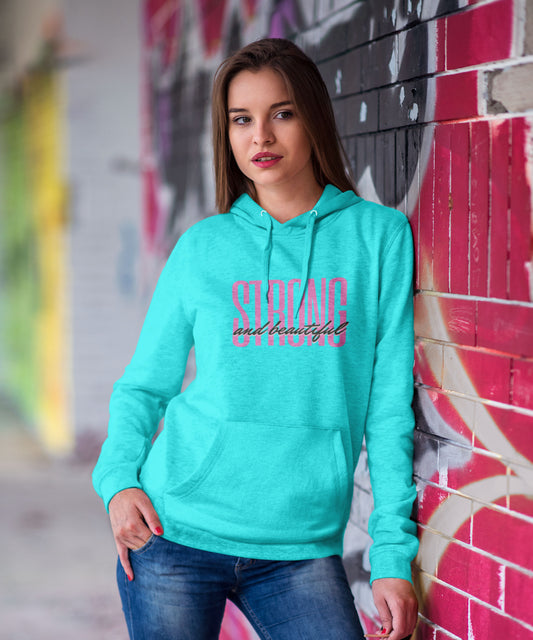 STRONG & BEAUTIFUL - Womens Hoodie