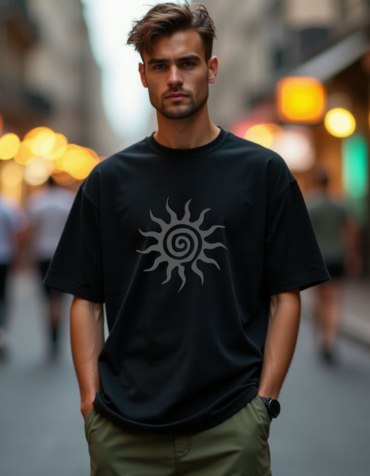THE SUN - Unisex Oversized Classic T-Shirt