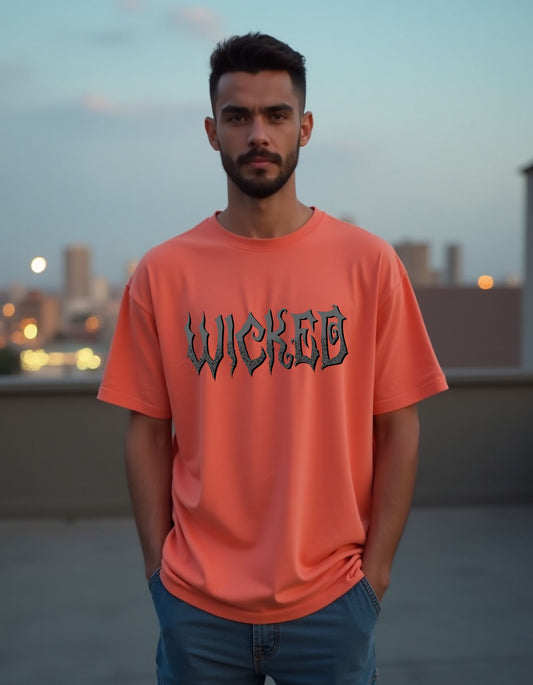 WICKED - Unisex Oversized Classic T-Shirt (Puff Print)
