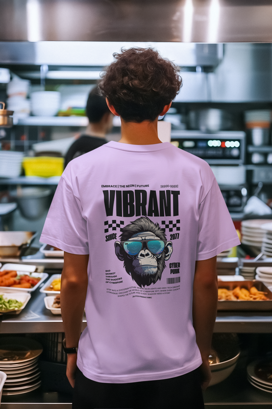THE VIBRANT MONKEY - Oversized Basic Tshirt