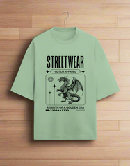 STREETWEAR - Unisex Terry Oversized Tee (Puff Print)
